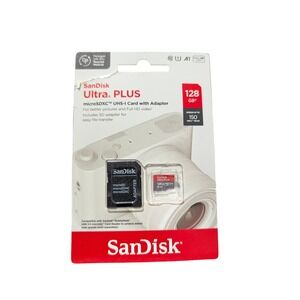 Z1O Sandisk Ultra Plus microSDXC UHS-I with Card Adapter 16gb Full HD Video‎